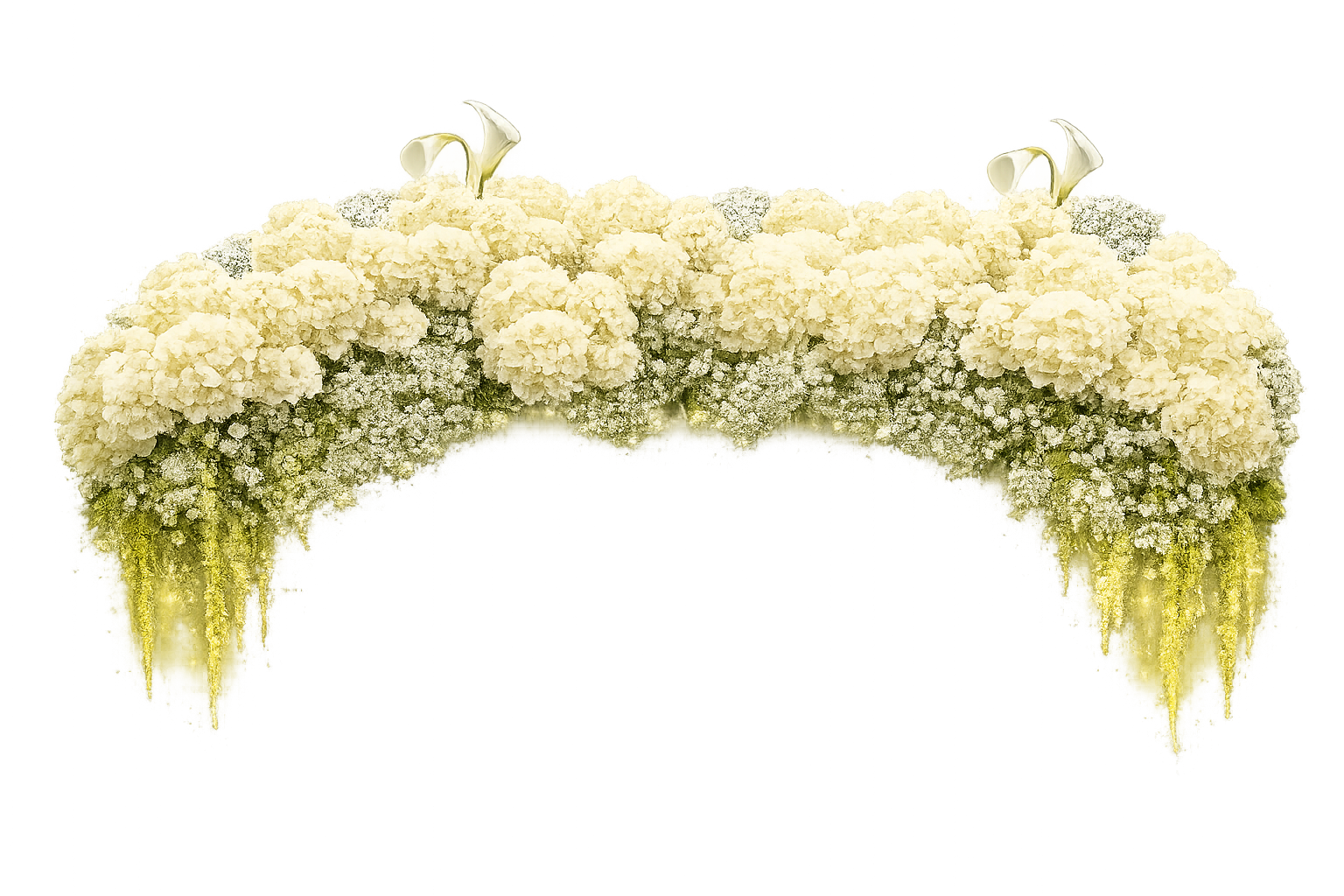 Decorative flower arch